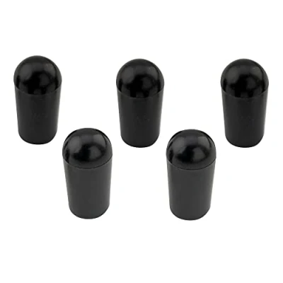 Imagen de Musiclily Métrico Botón para Interruptor de palanca Guitarra 3 Vías, Negro (5 piezas)