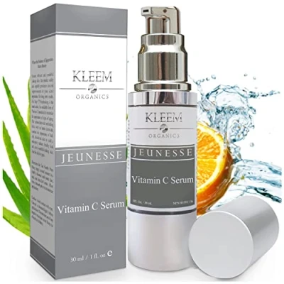 Imagen de Suero Vitamina C para la Cara con Acido Hialuronico un Efecto Visibile Anti Etad, Riduciendo las Arrugas y Manchas de Piel Crema AntiArrugas