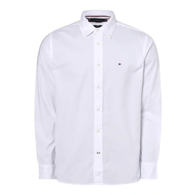Imagen de Tommy Hilfiger Hombre Camisa Core Flex Manga Larga, Blanco (White), M