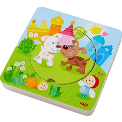 Imagen de HABA 3902 6 Primeros Puzzles Animales doméstico Puzle Infantil, Multicolor (3902)