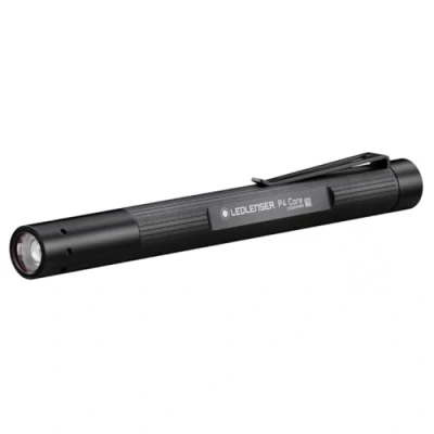 Imagen de Ledlenser Linterna P4 Core, luz adaptada a través del sistema de enfoque avanzado, 90 lúmenes, 6 horas tiempo conducción, ultracompacta y ligera, para acampar al aire libre