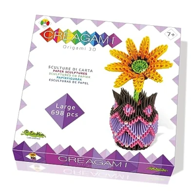 Imagen de CreativaMente Creagami Jarrón con Flor 739