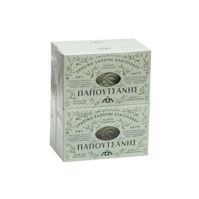 Imagen de Papoutsanis Pure Greek Olive Oil Soap 6 PACK of 8.8 Oz (250g) Bars by