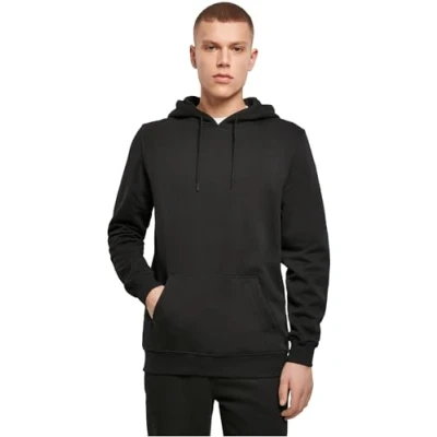 Imagen de Build Your Brand Sudadera con Capucha orgánica, Negro, XXXXL para Hombre