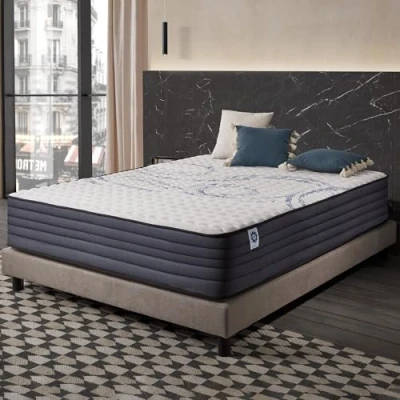 Imagen de Naturalex Colchón Viscoelástico Perfectsleep 180x200 cm 30 Firme Espuma HR + Blue Látex Transpirable Confortable Ergonómico Hipoalergénico Reversible Verano/Invierno