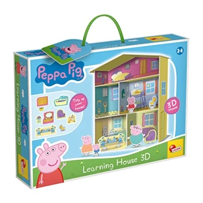 Imagen de Liscianigiochi La casa 3D de Peppa Pig Juego Educativo para niñas a Partir 3 años, 92055