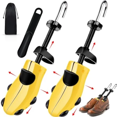 Imagen de BGIUSQF Hormas para Zapatos Hombre, 1 Par Horma Ensanchar Zapatos, Ensanchador de Expansor Justable Anchura y Longitud, Shoe Stretcher Deportivas, Planos
