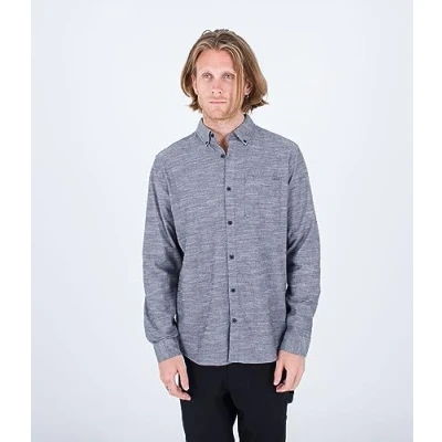 Imagen de Hurley O&amp;o Stretch L Camisa, Negro, XL para Hombre