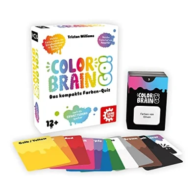 Imagen de Game Factory Brain Go, el Compacto Concurso de Colores, ampliación, Juego Preguntas para 2 a 6 Jugadores, Partir 12 años, Medium (646294)
