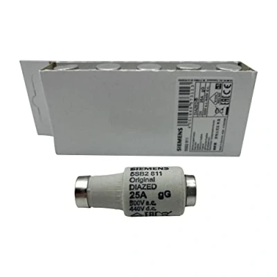 Imagen de SIEMENS 5 fusibles DIAZED 500 V 25 A