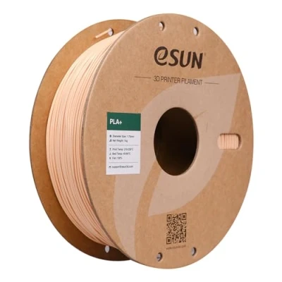 Imagen de eSUN Filamento PLA+ 1.75mm, Mejorado Tenacidad Impresora 3D PLA Plus, Precisión Dimensional +/ 0.03mm, 1KG Carrete (2.2 LBS) para de Impresión 3D, Beige