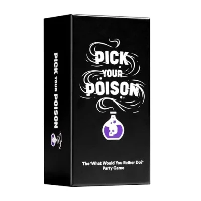 Imagen de Dyce Games Pick Your Poiso El Juego de ¿Qué preferirías Hacer? dilemas para Fiestas Edición Familiar en Inglés a Partir 10 años 3 Jugadores
