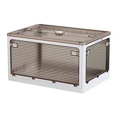Imagen de JOYBOS Caja de almacenamiento plegable multifuncional color blanco 85L
