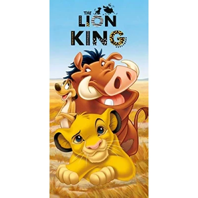Imagen de Jerry Fabrics Disney Toalla de playa (70 x 140 cm), diseño del Rey León
