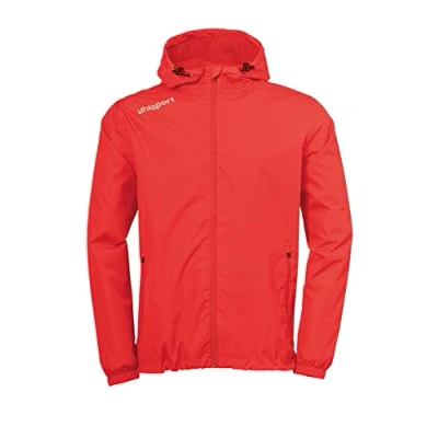 Imagen de Uhlsport Essential Rain Jacket Chaqueta Impermeable Para Hombre, rojo/blanco, 140