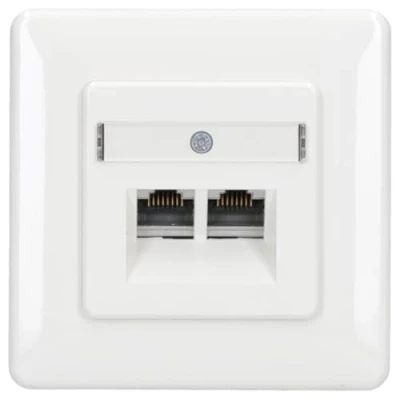 Imagen de Rutenbeck Toma Datos UAE categoria 6a ISO 2 Salidas 8 Polos Blanco