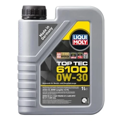 Imagen de Liqui Moly Top Tec 6100 0W 30 1L Aceite de motor 20777 BMW: 3 Berlina, 1 Hatchback, 5 PEUGEOT: 206 207 307 Hatchback