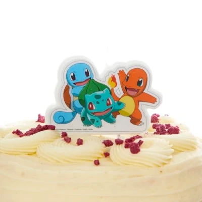 Imagen de Amscan 9917120 Vela para tarta de cumpleaños infantil con palillos madera, 8,3 cm x 5,5