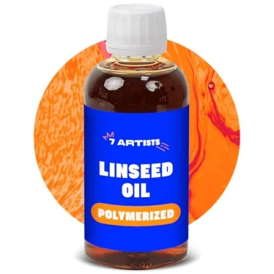 Imagen de Aceite de Linaza Polimerizado 7 Artists Para Oleo 250ml Pintura Al Óleo Lino
