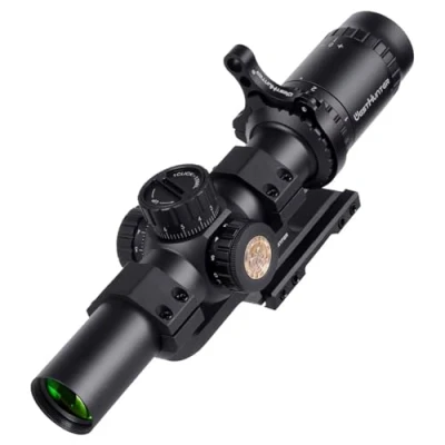 Imagen de WestHunter Optics HD 1 6x24 IR Precisión Miras Telescópicas, Exclusivo para Competiciones Deportivas de Corta Distancia Reticle B, Picatinny Kit A