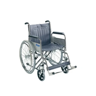 Imagen de Days Heavy Duty Self Propelled Wheelchair, 51cm, Folding Back, Detachable Swing Away Footrests &amp; Armrests, Folds for Transport, Easy Caregiver to Push, (Eligible VAT relief in the UK)