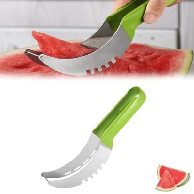 Imagen de Vordpe 1 pieza multifuncional de acero inoxidable cortador frutas, sandía, sandía inoxidable, frutas melón