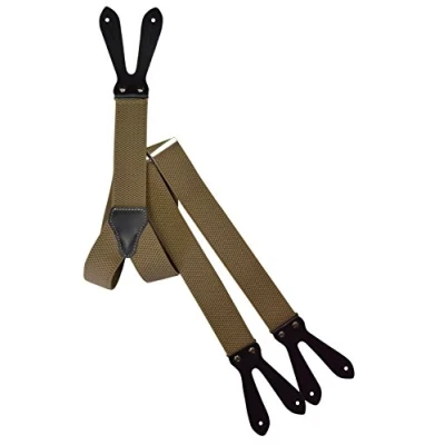 Imagen de Olata Tirantes Unisex En Forma De Y con Botones 3.5 cm. Crema (Normal)
