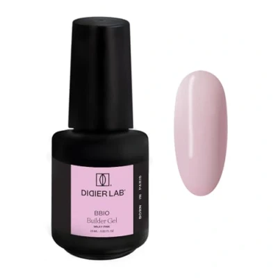 Imagen de DIDIER LAB BBIO Gel Constructor Uñas en Botella Milky Pink Fórmula Limpia libre de HEMA y TPO Builder Autonivelante UV LED para Fortalecer 15ml