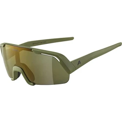 Imagen de ALPINA Unisex Niños, ROCKET YOUTH Q LITE gafas deportivas, olive matt/bronce, One Size