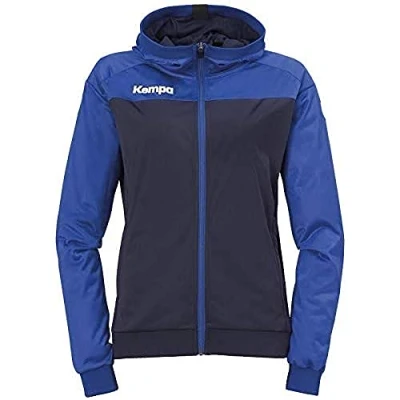 Imagen de Kempa Prime Multi Jacket Women Chaqueta De Balonmano Con Capucha Para Mujer, azul marino/azul royal, XL