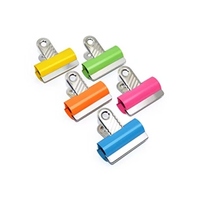 Imagen de Rapesco RCB30COL Pinzas Clips de 30 mm, Capacidad hasta 85 Hojas, Colores Surtidos, Paquete 10
