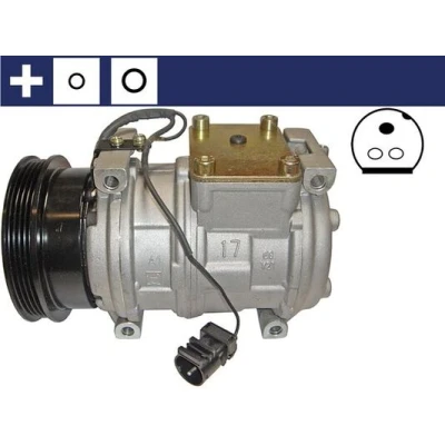Imagen de MAHLE ORIGINAL ACP 817 000S Compresor de Aire Acondicionado 10PA17C 12 PAG 46 R 134 a con junta anular BMW: 5 Berlina, 3 Touring norauto,