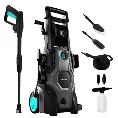 Imagen de Cecotec Hidrolimpiadora de Alta Presión HydroBoost 2400 AdvanceCleany, W, Hogar, Jardín o Coche, Caudal 480 l/h, 180 Bares Presión, Bomba Aluminio, Radio acción 14 m Multicolor