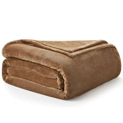 Imagen de EHEYCIGA Manta Sofa Invierno, Mantas para Pequeña, Franela Suave, Cobijas de Polar Cubre Sofa, 130x165 cm, Camello