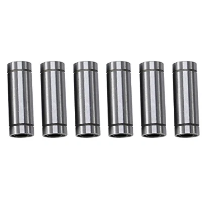 Imagen de Rodamientos de Bolas Movimiento Lineal, 6 Unids Lm8luu 8 Mm Rod 3d Impresora CNC Piezas Largas Lineales Doble Buje Sellado para Partes