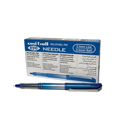 Imagen de Uni ball UB 185S Eye Needle, 12 unidades, Azul