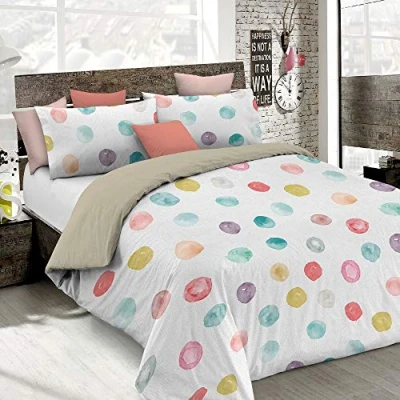 Imagen de Italian Bed Linen, Juego de Funda nórdica “Fashion, Microfibre, Balloon, Doble pequeño