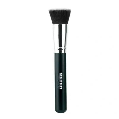 Imagen de Beter Brocha plana kabuki base de maquillaje fluido, pelo sintético, cruelty free, profesional makeup, ideal para tu estuche brochas