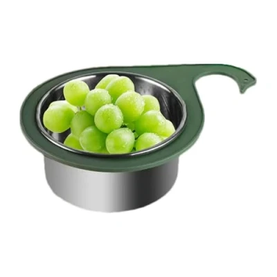 Imagen de cesta de almacenamiento alimentos para fregadero, drenaje cisne Escurridor fregadero cocina acero inoxidable Filtro