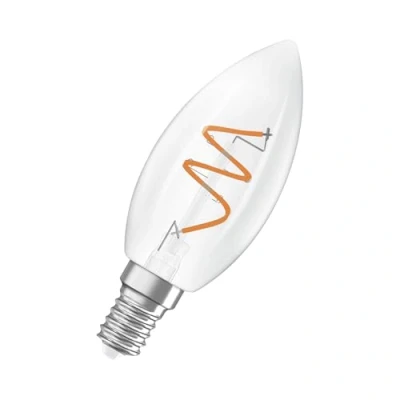 Imagen de OSRAM LED Vintage B28 E14 4,6W 927 Filamento en espiral claro atenuable