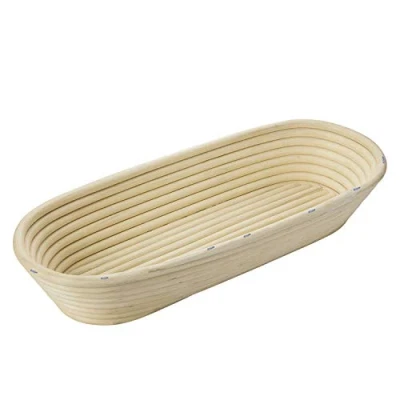 Imagen de Westmark Cesta de fermentación, Para masa pan 1500 2000 g, Ovalada, Longitud: aprox.40 cm, Ratán, Beige claro, 32022270