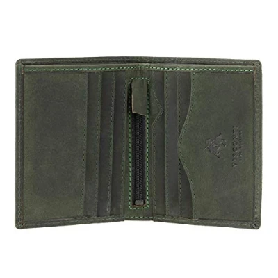 Imagen de VISCONTI Arrow 705 Cartera Cuero Hunter Verde RFID