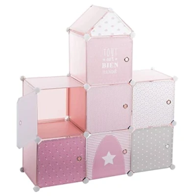 Imagen de ATMOSPHERA CREATEUR D&#039;INTERIEUR Almacenamiento Infantil Pink Castle