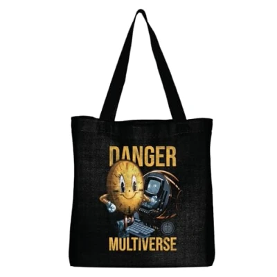 Imagen de Marvel BWLOKIMBB004 Tote Bag Unisex, Negro, Talla TU, 38 X 42 CM, Utilidad