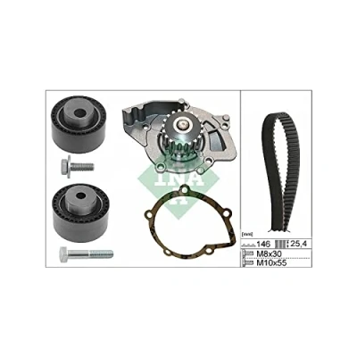 Imagen de INA 530 0446 31 bomba de agua + Kit Distribucion con PEUGEOT: 406 Coupé, Berlina, 807, CITROËN: C5 II Hatchback, I Hatchback