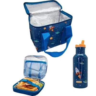 Imagen de NERTHUS FIH 1290 Set Espacio Isotérmico Bolsa de Almuerzo + Botella Ultraligera Sandwich