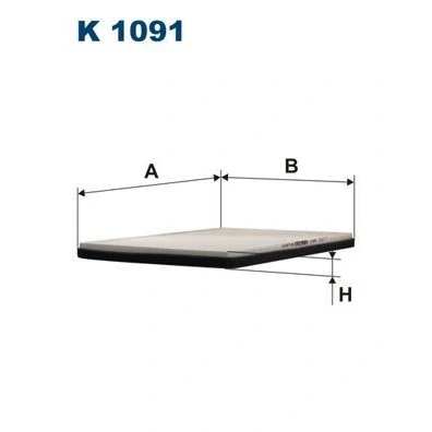 Imagen de FILTRON K 1091 Filtro de habitáculo partículas 322 235 26 DAF: XF, CF 85, XF 95