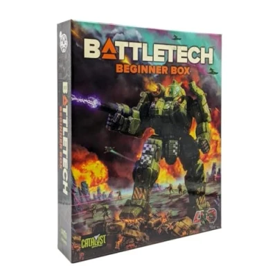 Imagen de Catalyst Game Labs BattleTech Beginner Box 40th Anniversary by, Strategy Board Game, for 2 Players and Ages 14+