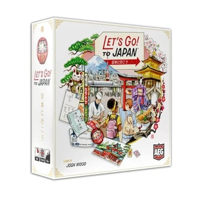 Imagen de Alderac Entertainment Let&#039;s Go! To Japan Juego de Mesa en Inglés para Toda la Familia Competitivo 1 4 Jugadores Jugar Solo, Pareja o con Amigos