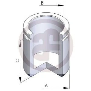Imagen de AUTOFREN SEINSA D025231 Émbolo, pinza del freno 46 Eje delantero Brembo FIAT: Ducato II Furgón, III CITROËN: Jumper I Furgón